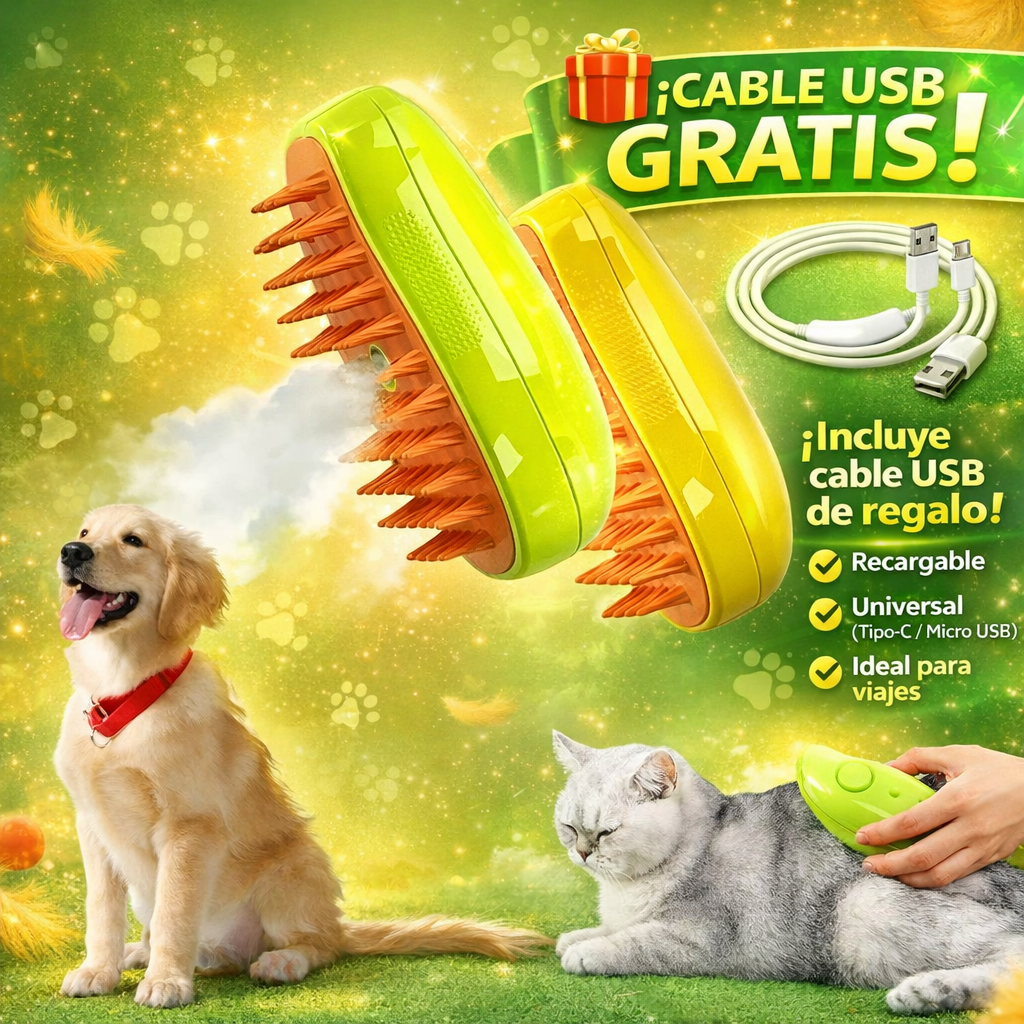 CEPILLO VAPORIZADOR (Masajeador) 40% OFF